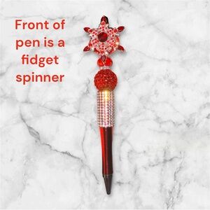 Red Fidget Spinner Pen SOLD